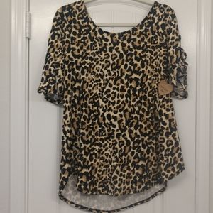 Leopard Print Top 1XL